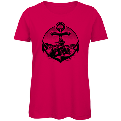 T-shirt bio premium pour femme Quad Anchor