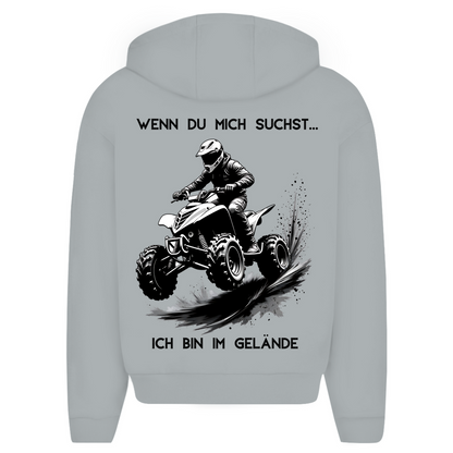Oversize Zipper Hoodie Quad Wenn du mich suchst