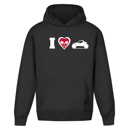 Oversize Hoodie Ohne Kordel I Love Buggy