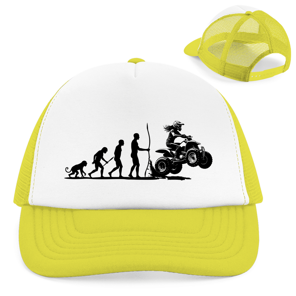 Retro Trucker Cap Quad Evolution