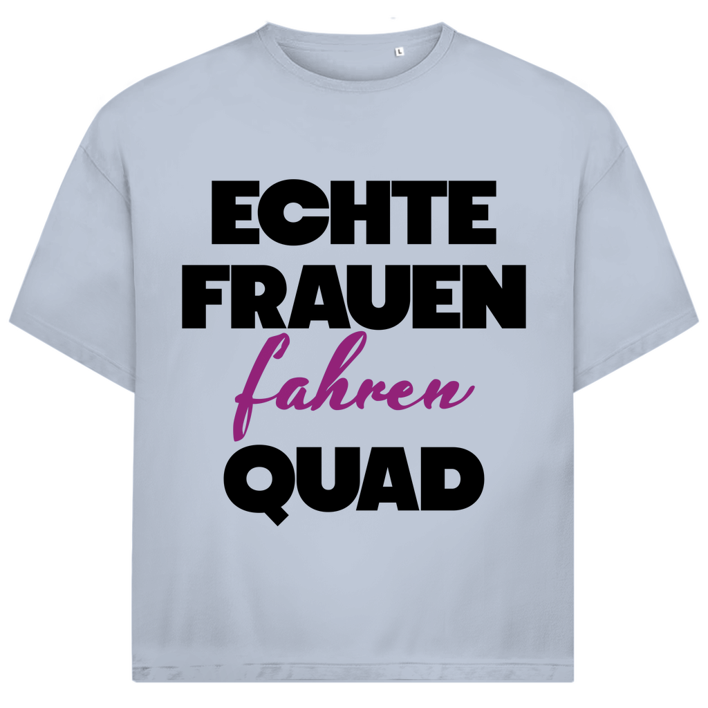 Unisex Jack and Jones Oversize T-Shirt Echte Frauen fahren Quad