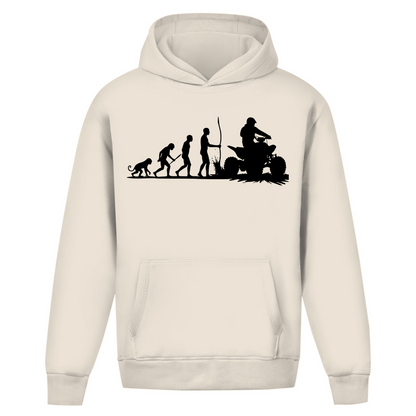 Sweat à capuche oversize sans cordon de serrage Quad Evolution