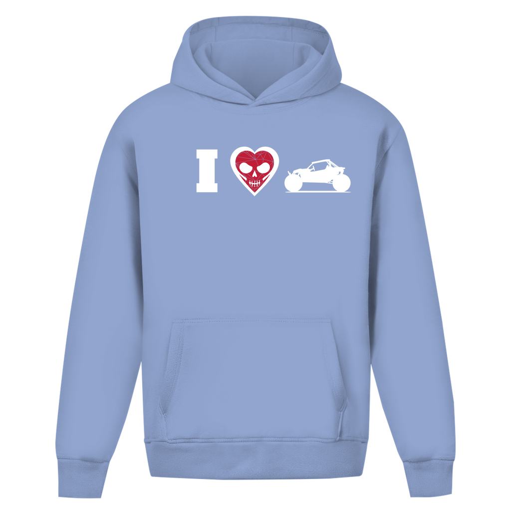 Oversize Hoodie Ohne Kordel I Love Buggy