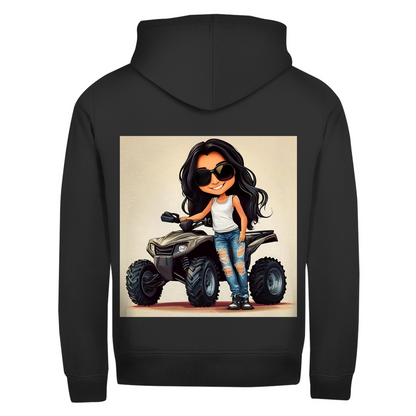 Unisex Zipper Hoodie QuadLady