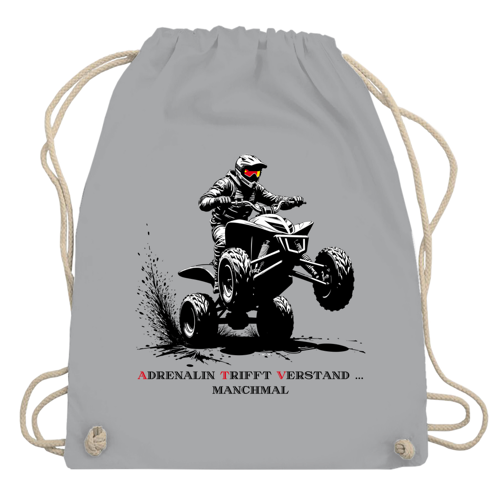 Turnbeutel Quad Adrenalin trifft Verstand...manchmal