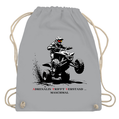 Turnbeutel Quad Adrenalin trifft Verstand...manchmal