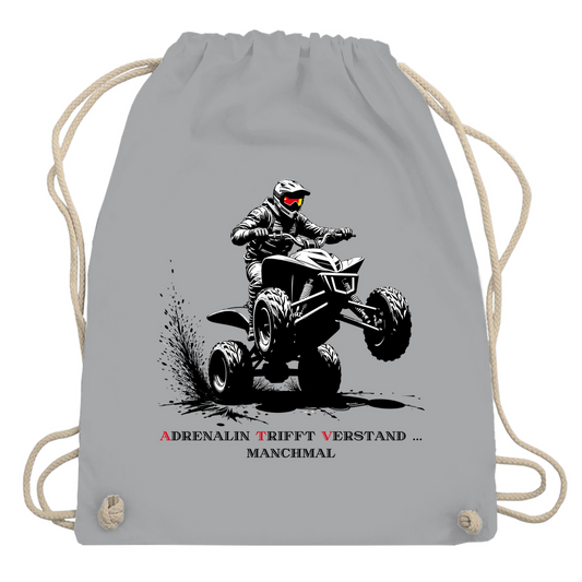 Turnbeutel Quad Adrenalin trifft Verstand...manchmal