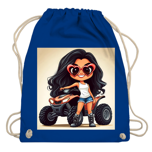 Turnbeutel Quad Herzbrille