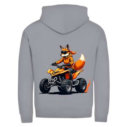 Unisex Zipper Hoodie Quad FuchsLady