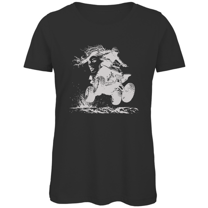 Damen Premium Bio T-Shirt Quad FunLady