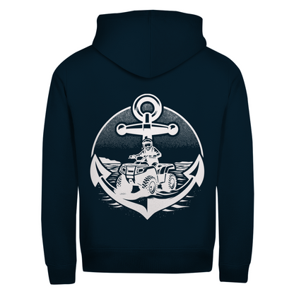 Unisex Zipper Hoodie Quad Anker