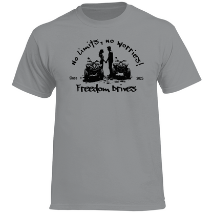 Men's Premium T-Shirt Quad No Limits,No Worries
