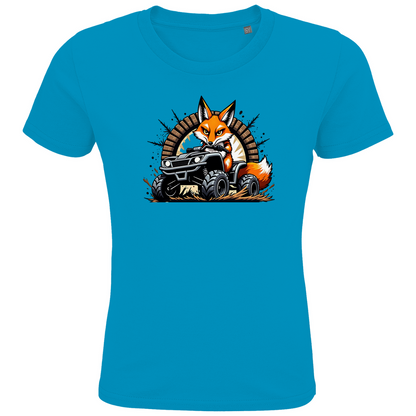 Kinder Premium Bio T-Shirt Quad OffroadFuchs