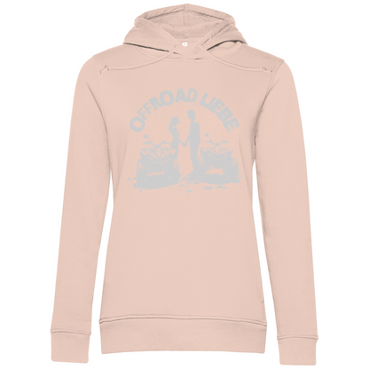 Sweat à capuche bio premium pour femme Quad Offroad Love