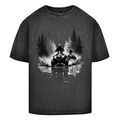 T-shirt délavé oversize Quad Offroad