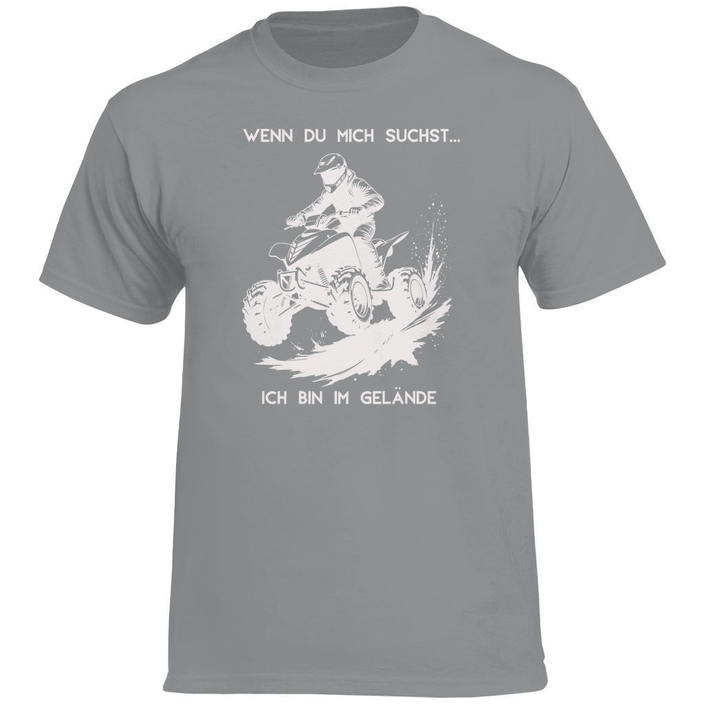 Herren Premium T-Shirt Quad Wenn du mich suchst