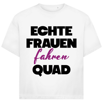 Unisex Jack and Jones Oversize T-Shirt Echte Frauen fahren Quad