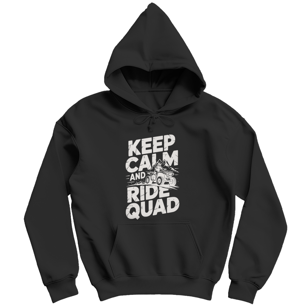 Herren Hoodie Keep calm and ride Quad