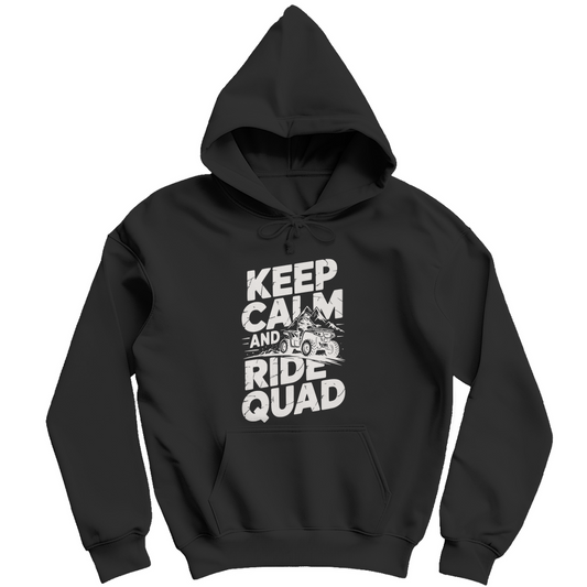 Herren Hoodie Keep calm and ride Quad