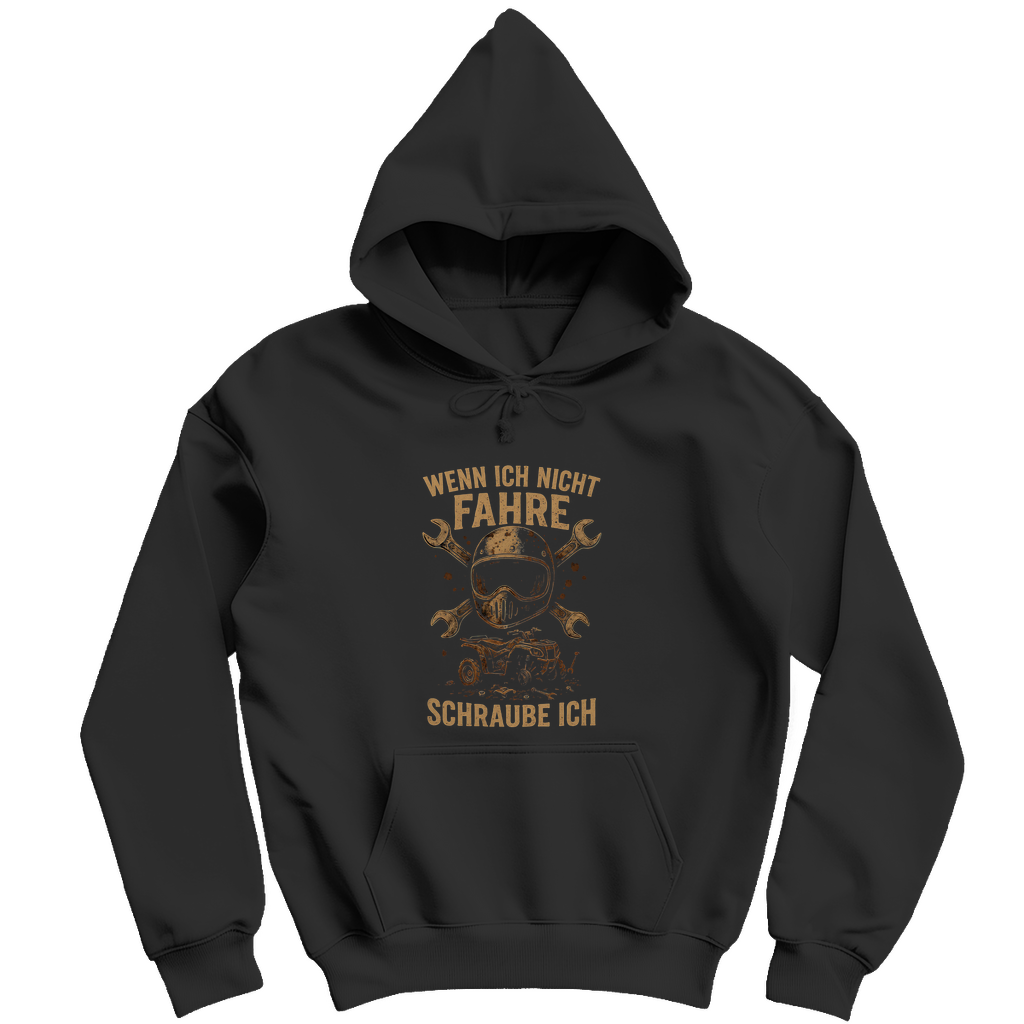 Herren Hoodie Wenn ich nicht fahre schraube ich