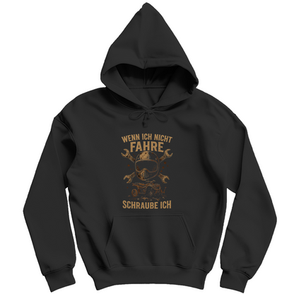 Herren Hoodie Wenn ich nicht fahre schraube ich