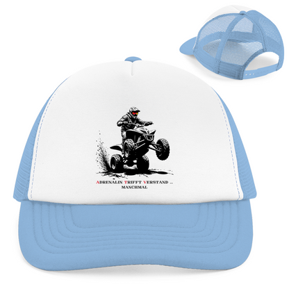 Casquette Trucker Rétro Quad L'adrénaline rencontre l'esprit... parfois