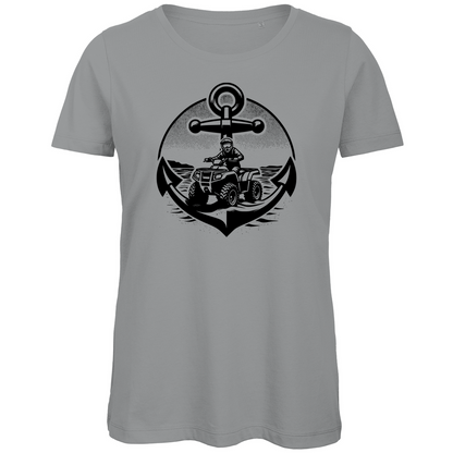 T-shirt bio premium pour femme Quad Anchor