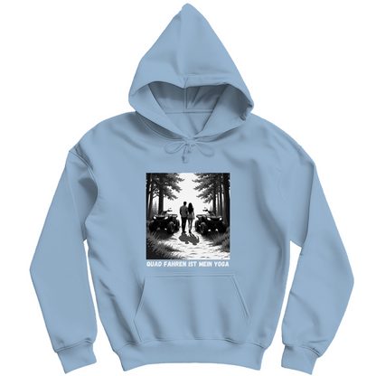 Herren Hoodie Quad fahren ist mein Yoga
