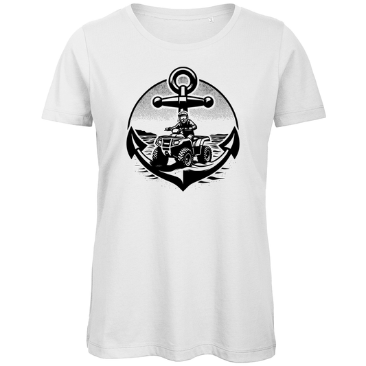 T-shirt bio premium pour femme Quad Anchor