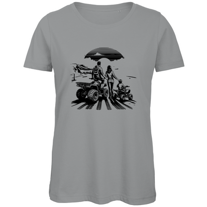 Damen Premium Bio T-Shirt Quad Familie