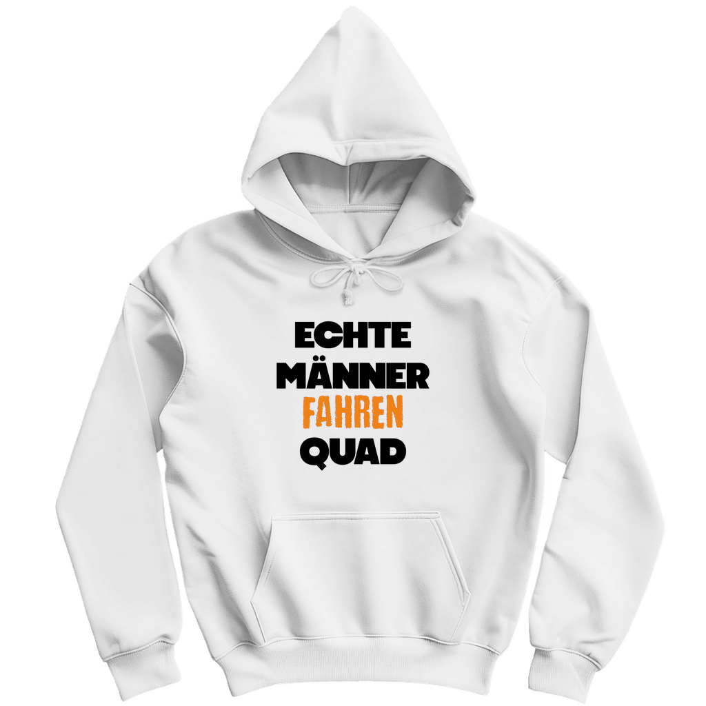 Herren Hoodie Echte Männer fahren Quad
