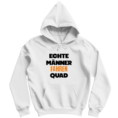 Herren Hoodie Echte Männer fahren Quad