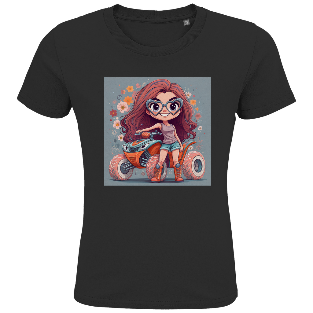 Kinder Premium Bio T-Shirt Quad PinkLady