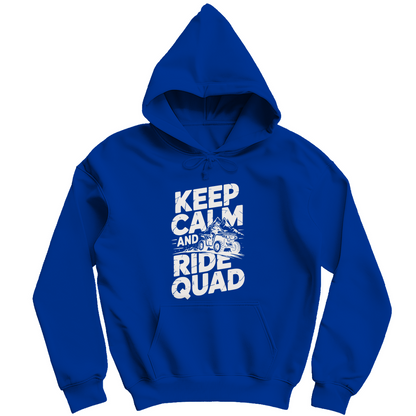Herren Hoodie Keep calm and ride Quad