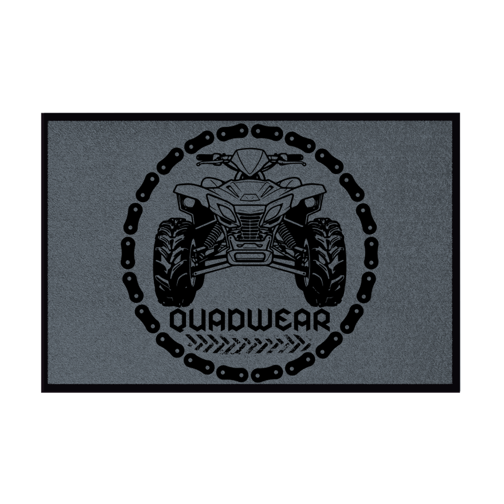Fußmatte mit Gummirand Quadwear