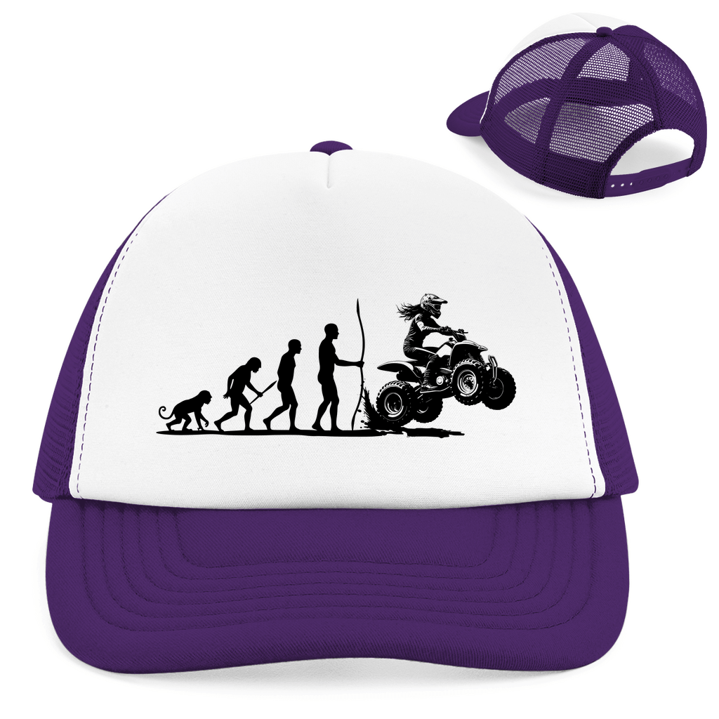 Retro Trucker Cap Quad Evolution