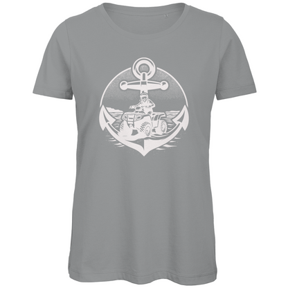 Damen Premium Bio T-Shirt Quad Anker