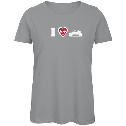 T-shirt bio premium pour femme « J'aime les poussettes »