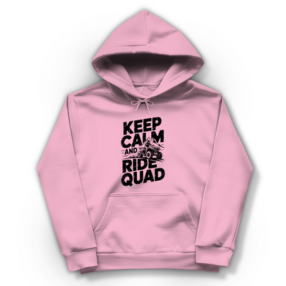 Damen Hoodie Keep calm and ride Quad