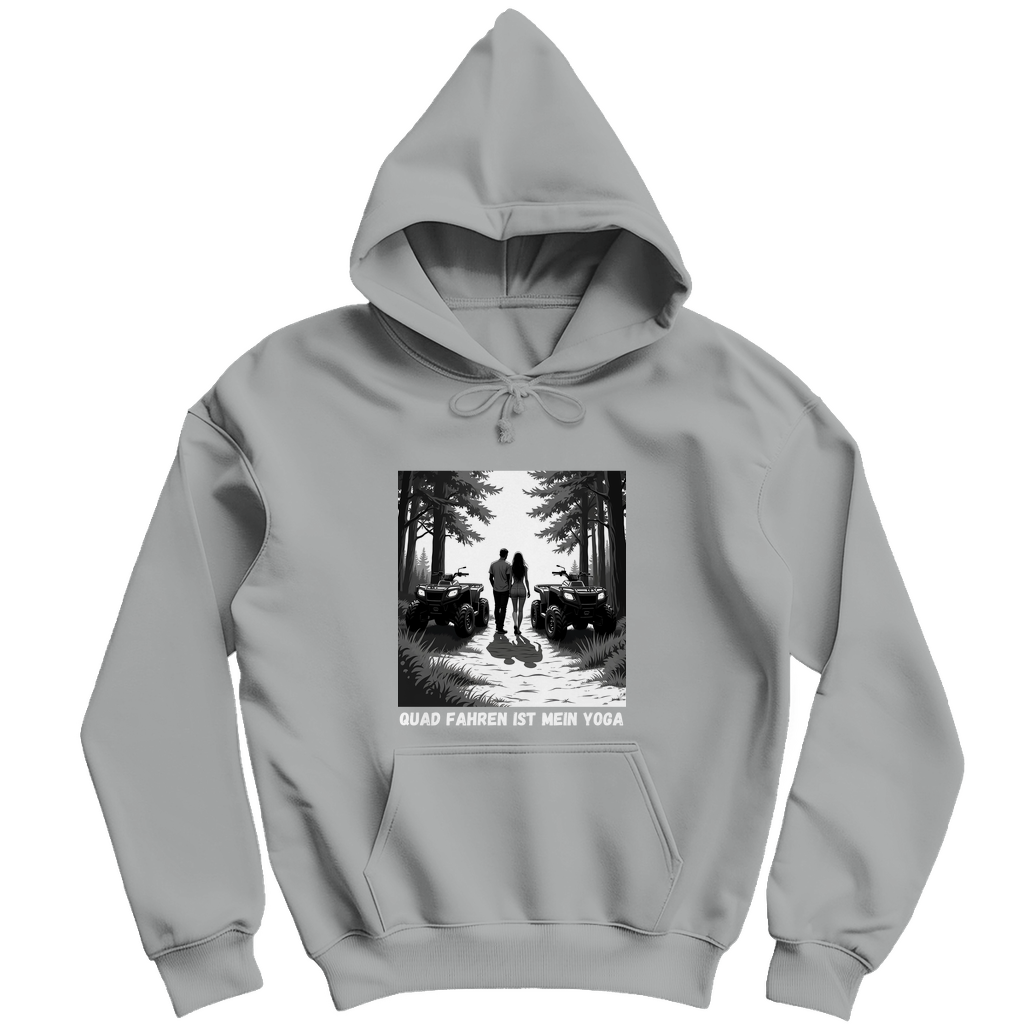 Herren Hoodie Quad fahren ist mein Yoga