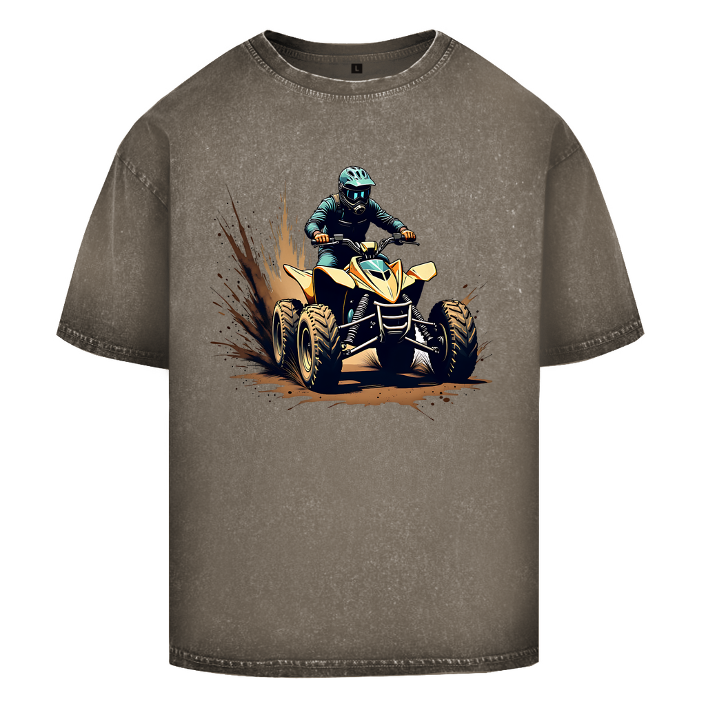 T-shirt délavé oversize Quad Offroad