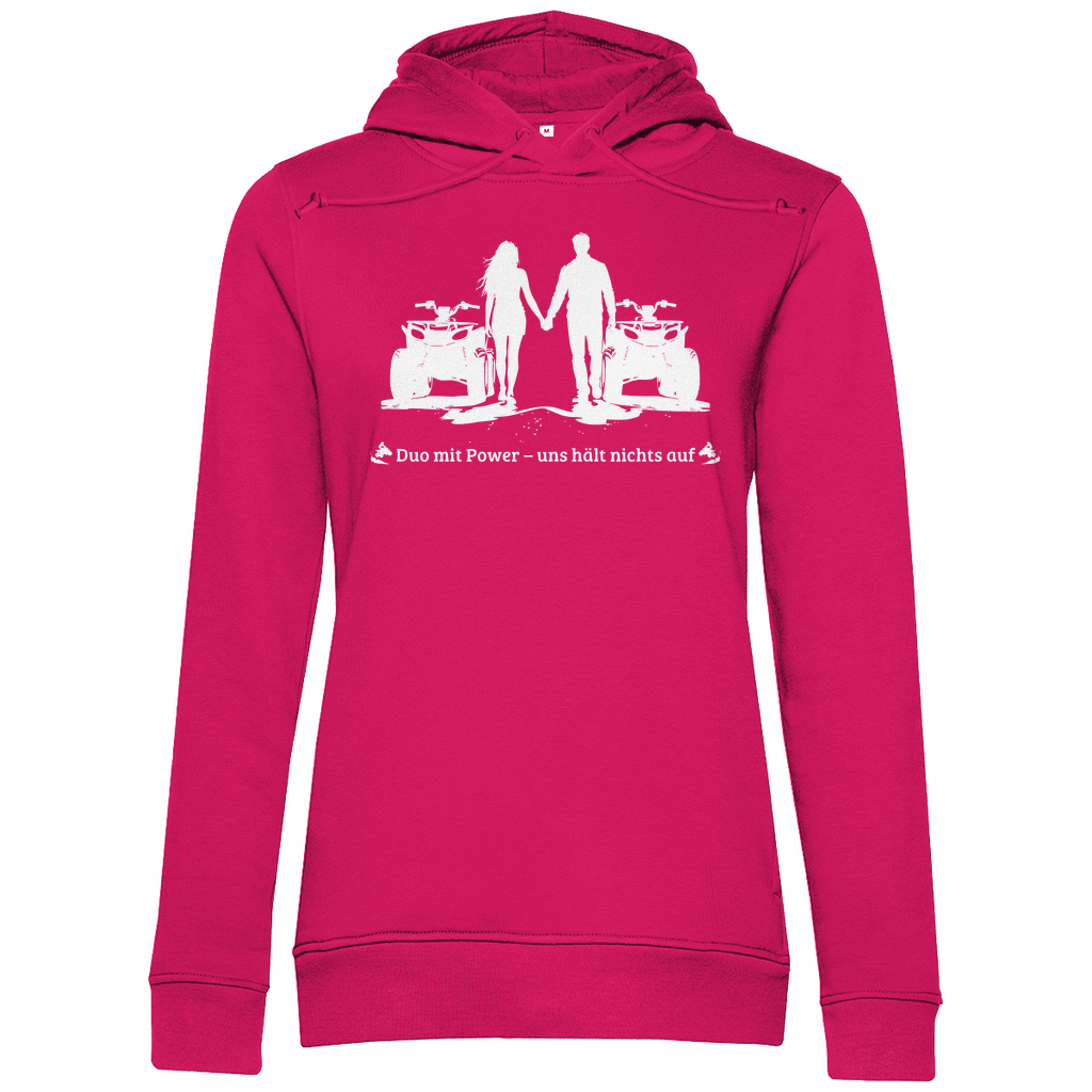 Sweat à capuche bio premium pour femme Quad Duo avec Power