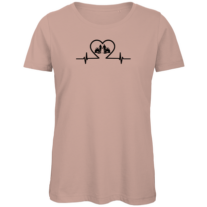 Damen Premium Bio T-Shirt Quad-Paar Duo mit Power