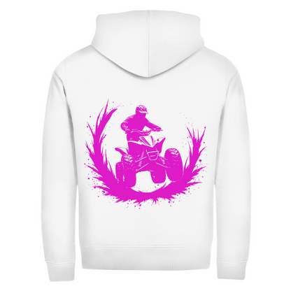 Unisex Zipper Hoodie Quad