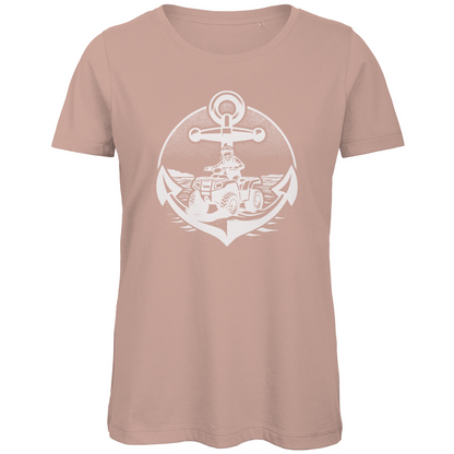 Damen Premium Bio T-Shirt Quad Anker