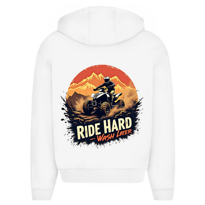 Oversize Zipper Hoodie Quad Ride Hard