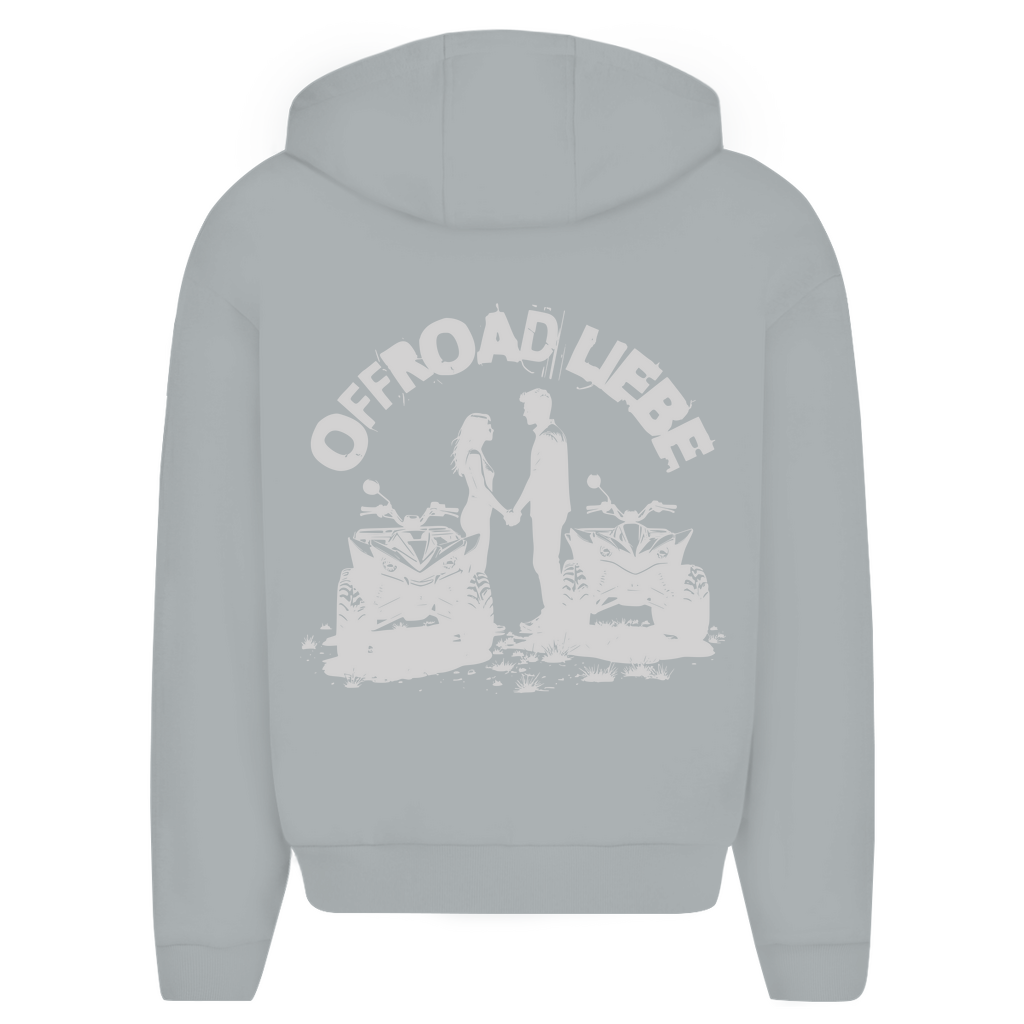 Oversize Zipper Hoodie Quad Offraod Liebe