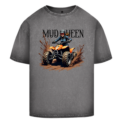 Oversize Washed T-Shirt Quad MudQueen