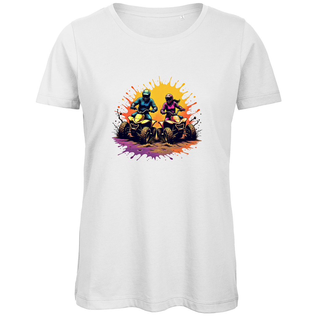 Damen Premium Bio T-Shirt Quad Offroad