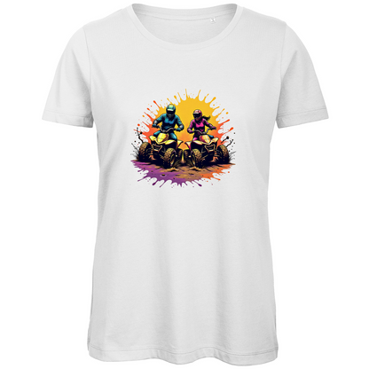 Damen Premium Bio T-Shirt Quad Offroad